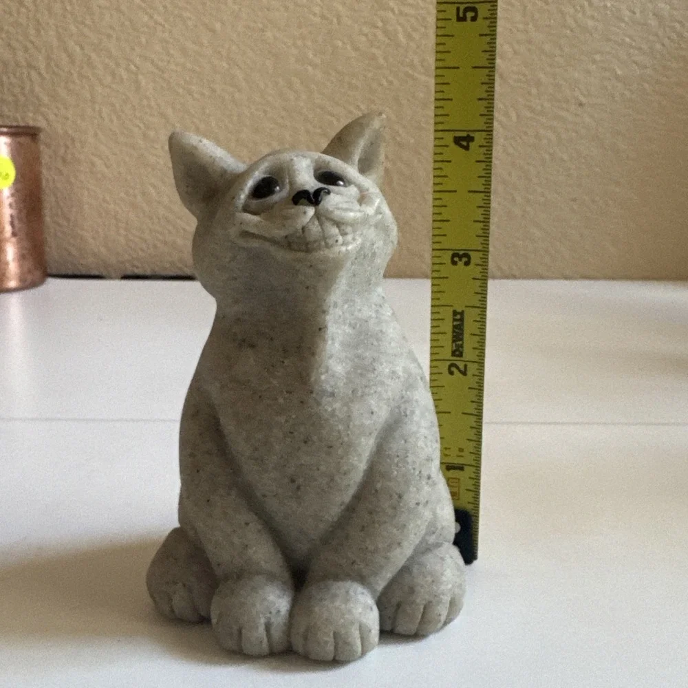 Quarry Critters Smiling Cat Kitty Chico Second Nature Design Vintage 2000